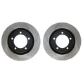 Load image into Gallery viewer, stoptech 5 lug slotted bbk rotors