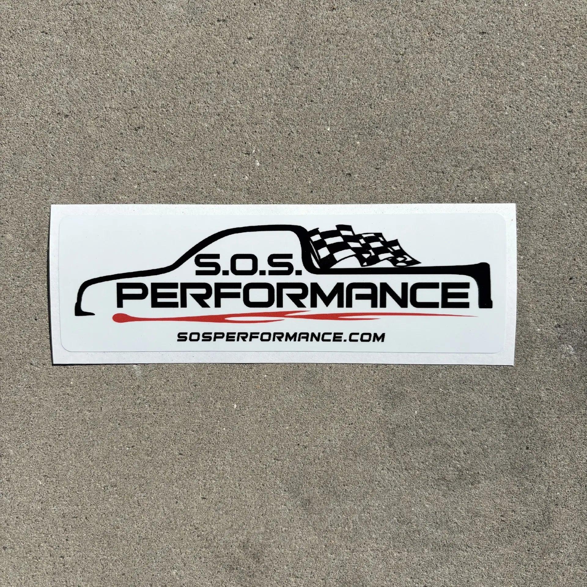 SOS Performance Sticker Decal