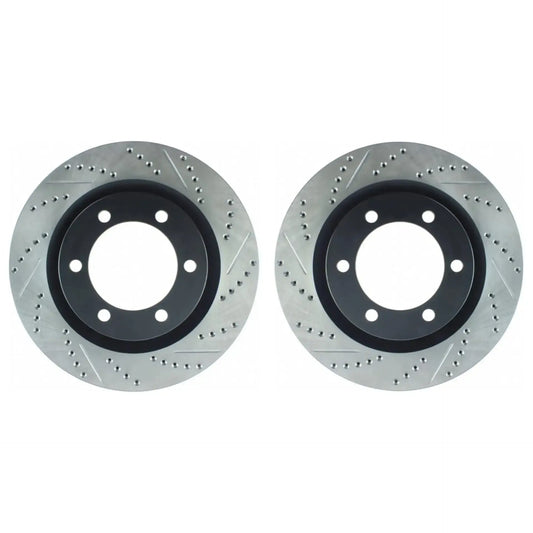 Stoptech Rear Replacement Rotors & Optional Pads for TR341.4.8 4 Piston Big Brake Kit