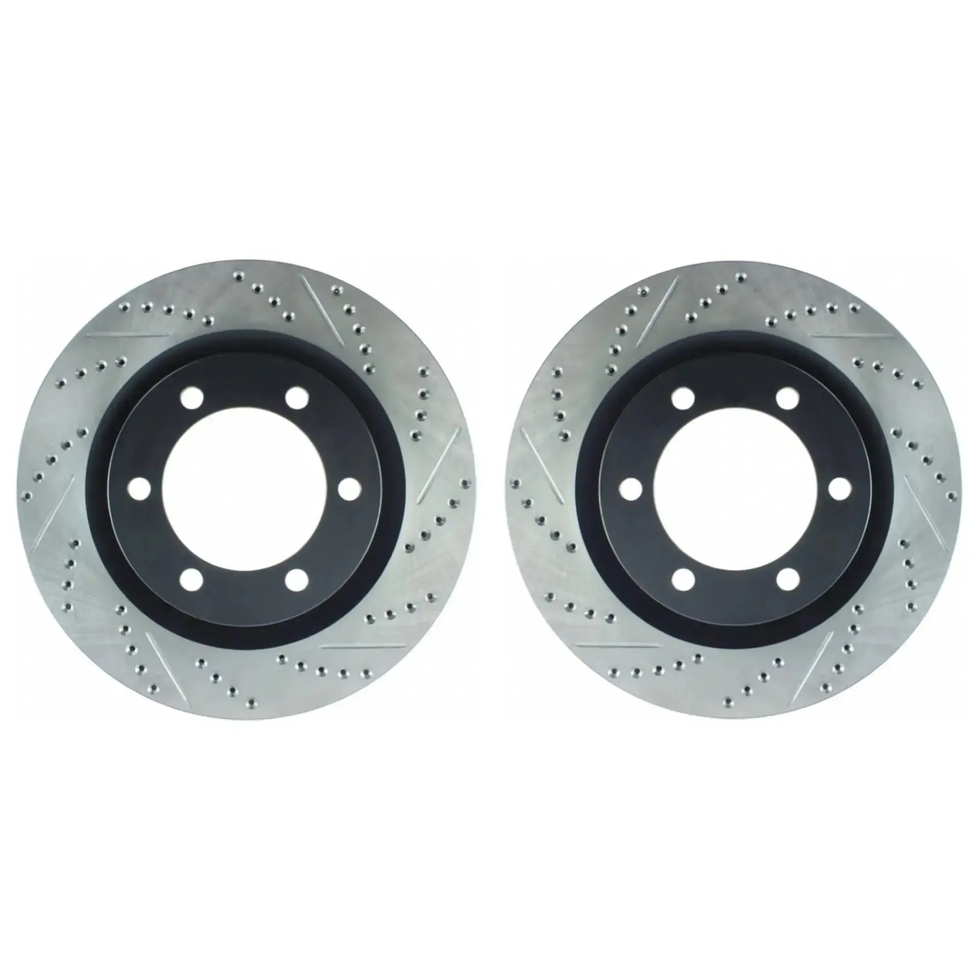 Stoptech Rear Replacement Rotors & Optional Pads for TR341.4.6 4 Piston Big Brake Kit