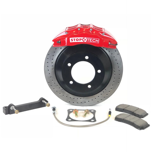 TR380.6 Stoptech 6 Piston Front Big Brake Kit & Optional 4 Piston Rear - Fits 20"+ Wheels