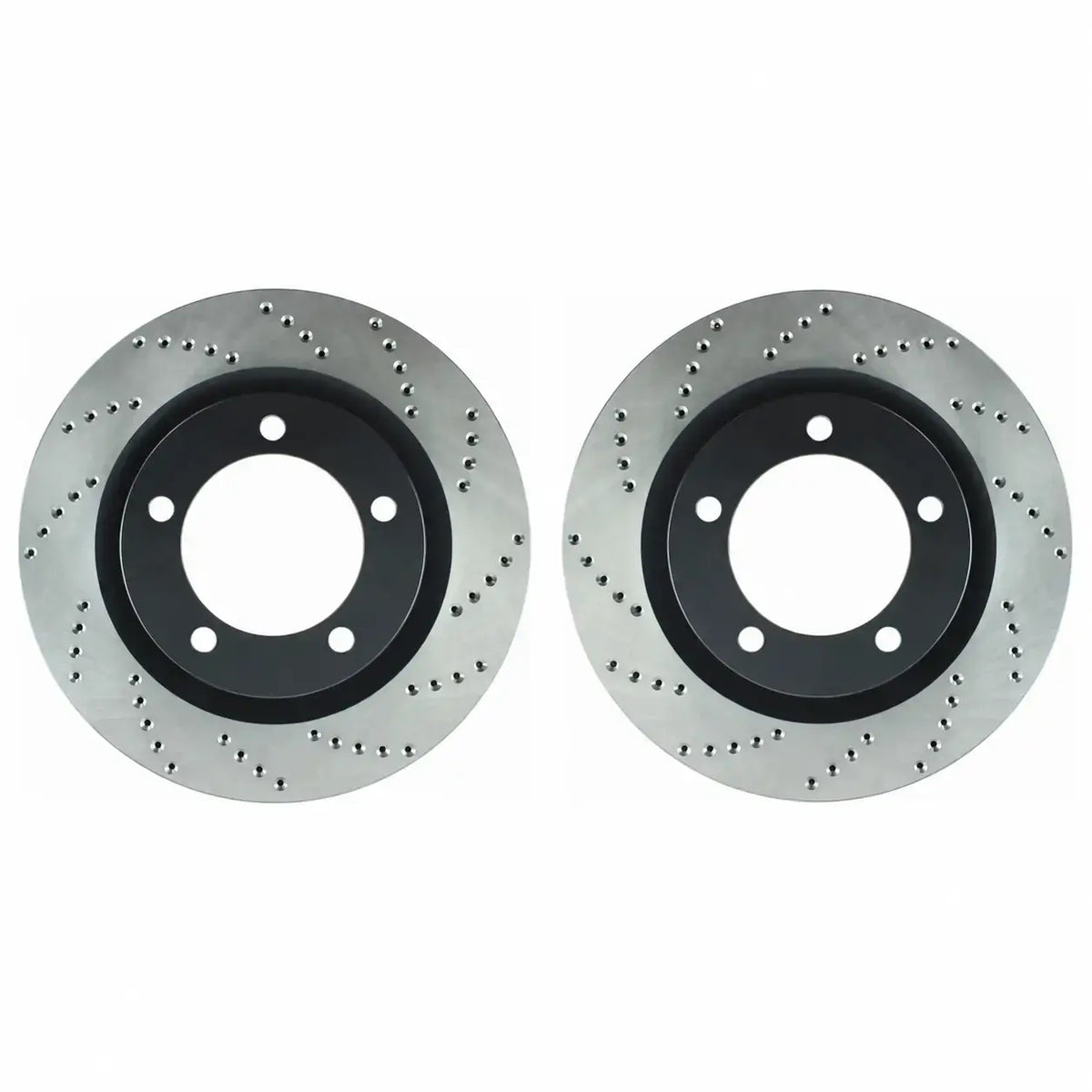 stoptech 5 lug drilled bbk rotors