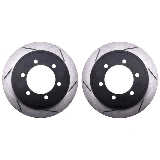 Stoptech OEM Size Rear Replacement Brake Rotors & Optional Pads – 108mm Hub