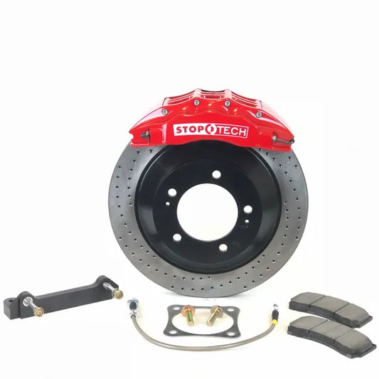 Stoptech 380mm 6 Piston Front Big Brake Kit & Optional 4 Piston Rear - Fits 20"+ Wheels