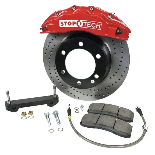Stoptech TR340 6 Piston Front Big Brake Kit - Fits 17"+ Wheels