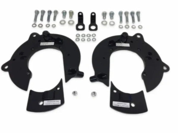 Stoptech TR341 4 Piston Rear Disc Conversion Big Brake Kit & Optional Parking Brake - Toyota Tacoma (2005-2023) 17"+ Wheels