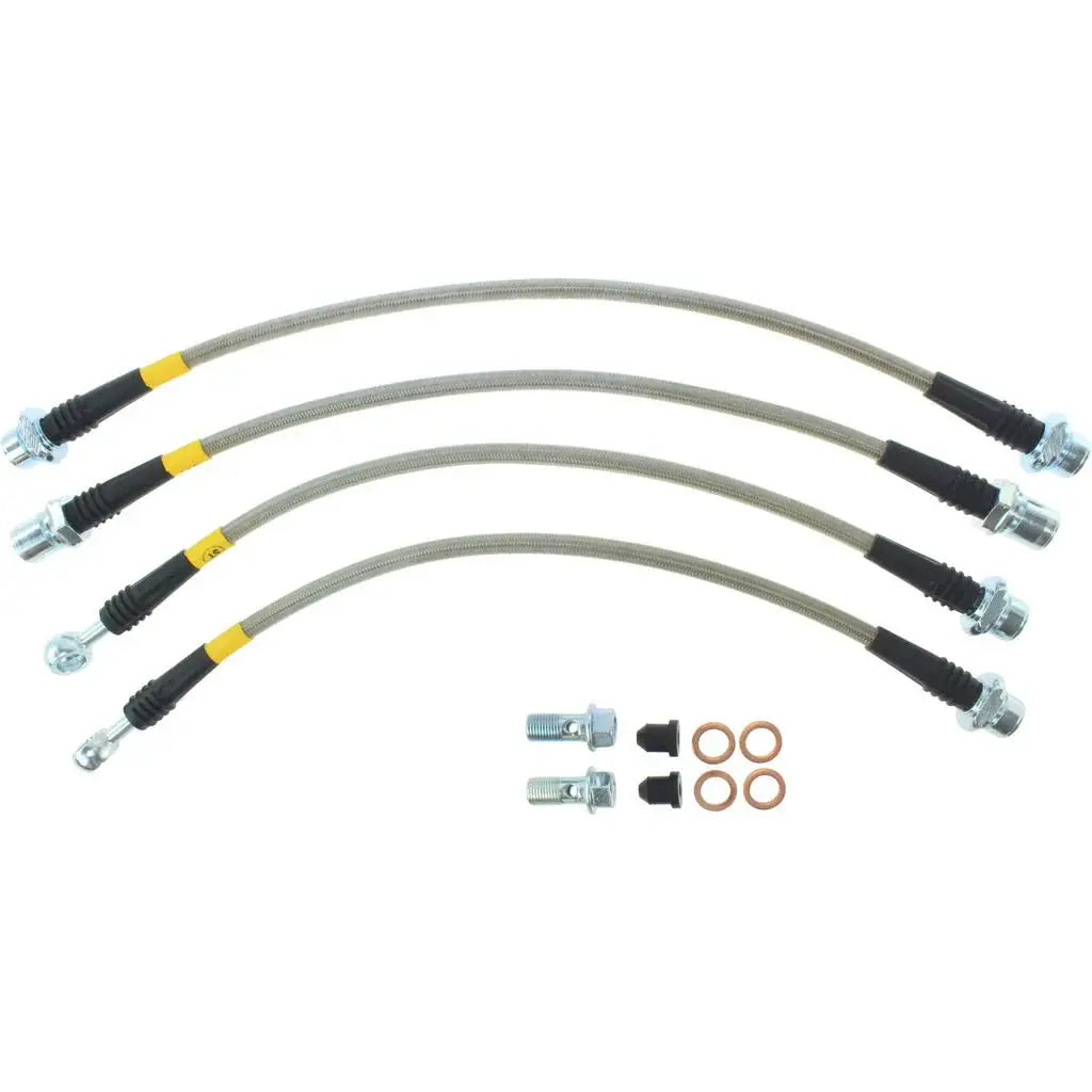 2007-2021 Toyota Tundra Stoptech Stainless Replacement Brake Lines for OEM Calipers