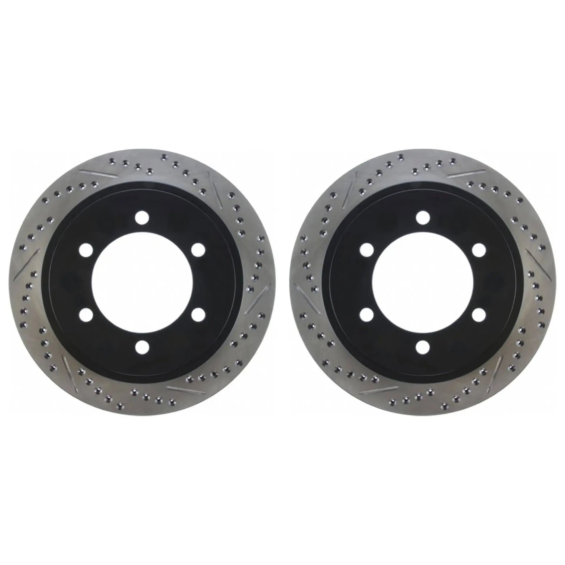 Stoptech OEM Size Rear Replacement Brake Rotors & Optional Pads – 108mm Hub
